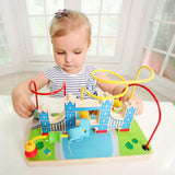 Little Story Activity Beads Maze Montessori Wooden Toy - Multicolor