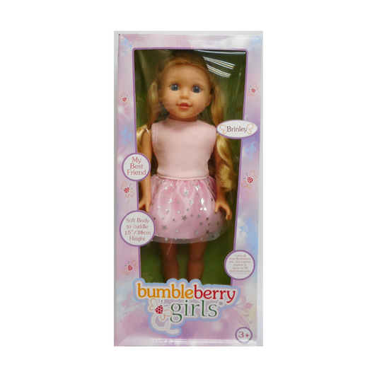 Lotus Dolls Bumbleberry - Miss Brinley 15" - Soft Bodied Doll - Laadlee