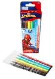 Marvel Spiderman Fibre Markers 6Pcs