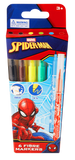 Marvel Spiderman Fibre Markers 6Pcs