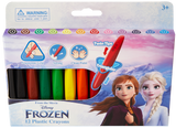 Disney Frozen Plastic Crayons Triangular 12Pcs