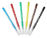 Marvel Spiderman Fibre Markers 6Pcs