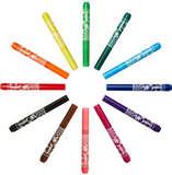 Marvel Spiderman Jumbo Fibre Markers 12Pcs