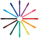 Marvel Spiderman Capfix Connectible Fibre Markers 12Pcs