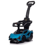 Lamborghini 3-In-1 Ride On Push Car - Blue