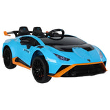 MYTS 12V Lamborghini Licensed Huracan STO Kids Rideon Car - Blue