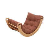 Larisa & Pumpkin Large Rocker Balance Arch with Brown Pillow