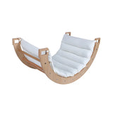 Larisa & Pumpkin Large Rocker Balance Arch with White Pillow