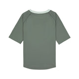 Lassig SPF Short Sleeve Rashguard - Make Waves Deep Olive
