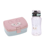 Lassig Lunchbox & Water Bottle Lunch Set - About Friends Chinchilla
