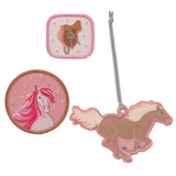 Lassig School Patches Set - Horse Pink