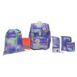 Lassig School Set Boxy - Unique Gradient Green / Purple