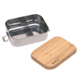 Lassig Stainless Steel Lunchbox - Bamboo Adventure