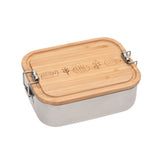 Lassig Stainless Steel Lunchbox - Bamboo Garden Explorer
