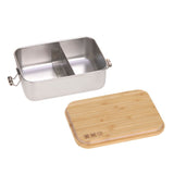Lassig Lunchbox - Stainless Steel Bamboo Nature