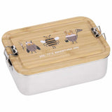 Lassig Lunchbox - Stainless Steel Bamboo Nature