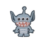 Lassig Textile Woven Sticker Stick on Monster