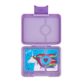 Yumbox 3 Compartments Snack Box - Lavande Purple Unicorn