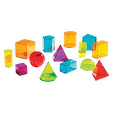 Learning Resources View-Thru Geometric Solids - Set Of 14