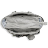 Little Story Quilted Diaper Bag with Pacifier Pouch - Grey