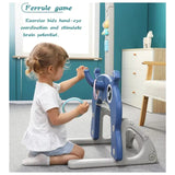 Little Angel Kids Basketball, Football And Golf Playset - Blue