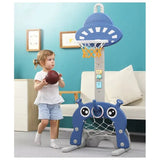 Little Angel Kids Basketball, Football And Golf Playset - Blue