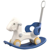 Little Angel Baby Rocking Horse Ride On Toy For Kids With Handle And Backrest