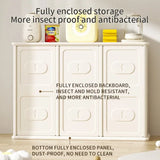 Little Angel Baby Storage Rack Nursery Organizer Cabinet With Drawers And Large Shelves - Beige