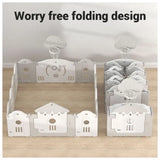 Little Angel Baby Playpen Toddler Play Yard With Hoop - 14Pcs