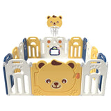 Little Angel Baby Playpen Toddler Play Yard With Hoop - Yellow
