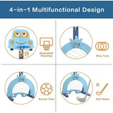 Little Angel Kids Basketball, Football And Golf Playset