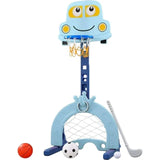 Little Angel Kids Basketball, Football And Golf Playset