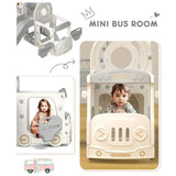 Little Angel Kids Playhouse With Slide - Grey