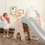 Little Angel Kids Slide And Swing 3-In-1 Activity Playset - Pink