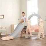 Little Angel Kids Slide And Swing 3-In-1 Activity Playset - Pink