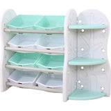 Little Angel Toy Storage Organizer With Side Shelf - Blue
