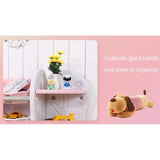 Little Angel Toy Storage Organizer With Side Shelf - Pink