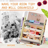 Little Angel Toys Organizer Cabinet With 9 Bins & Hook - Green