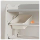 Little Angel Toys Organizer Cabinet With Bins & Wheels - White