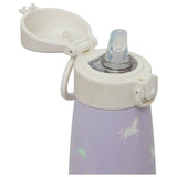 Little IA Unicorn Stainless Steel Water Bottle 350 ML - Purple