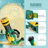 Little Story 10 Holes Bubble Machine Gun - Armor Green