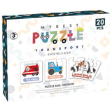 Little Story 20-In-1 Matching Puzzle - Transport