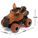 Little Story Kids Toy 2 Channel Horse Car With Remote Control - Red