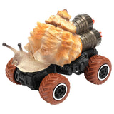 Little Story Kids Toy 2 Channel Snail Car With Remote Control - Brown