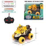 Little Story Kids Toy 2 Channel Tiger Car With Remote Control - Yellow