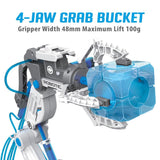 Little Story DIY Hydraulic Power Principle Based 3-In-1 Mechanical/Robotic Arm Toy (220 Pcs) - Grey