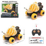Little Story Kids Toy 4 Channel Snail Car With Remote Control - Yellow