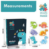 Little Story 6-In-1 Matching Puzzle - Dinosaurs