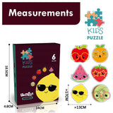 Little Story 6-In-1 Matching Puzzle - Fruits