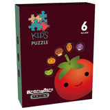 Little Story 6-In-1 Matching Puzzle - Vegetables